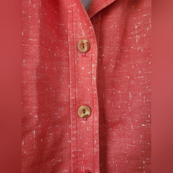 Vintage Tanjay short sleeve blazer coral - Picture 2 of 8